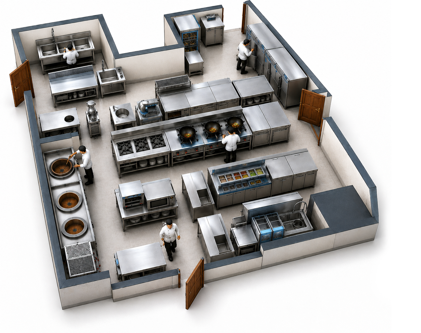 Custom Commercial Kitchen Design & Installation