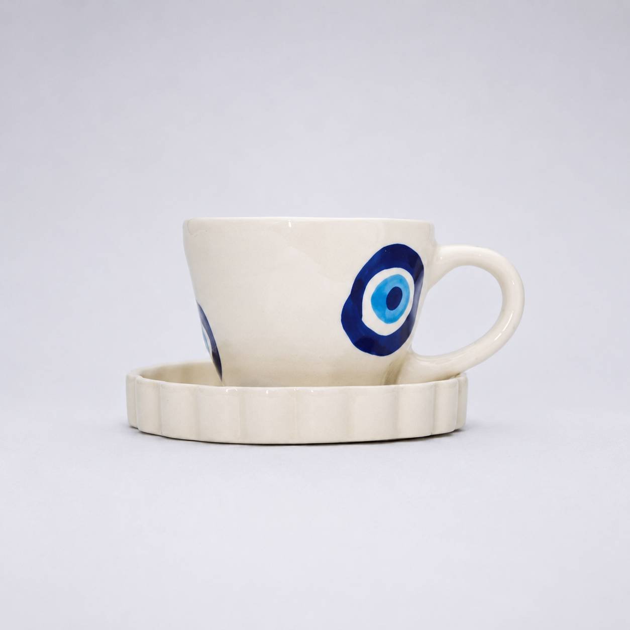 Ceramic Cup Saucer Big