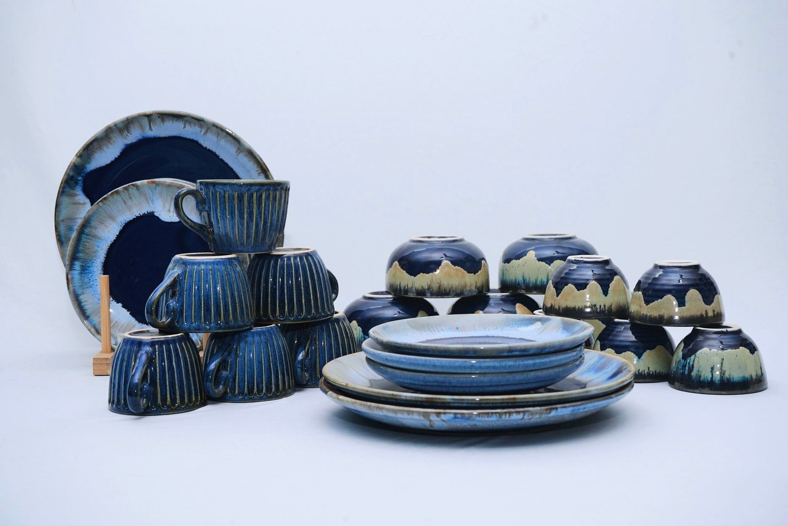 Dinner Set Blue