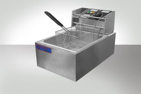 Commercial Grade Stainless Steel Electric Deep Fryer with Single Tank