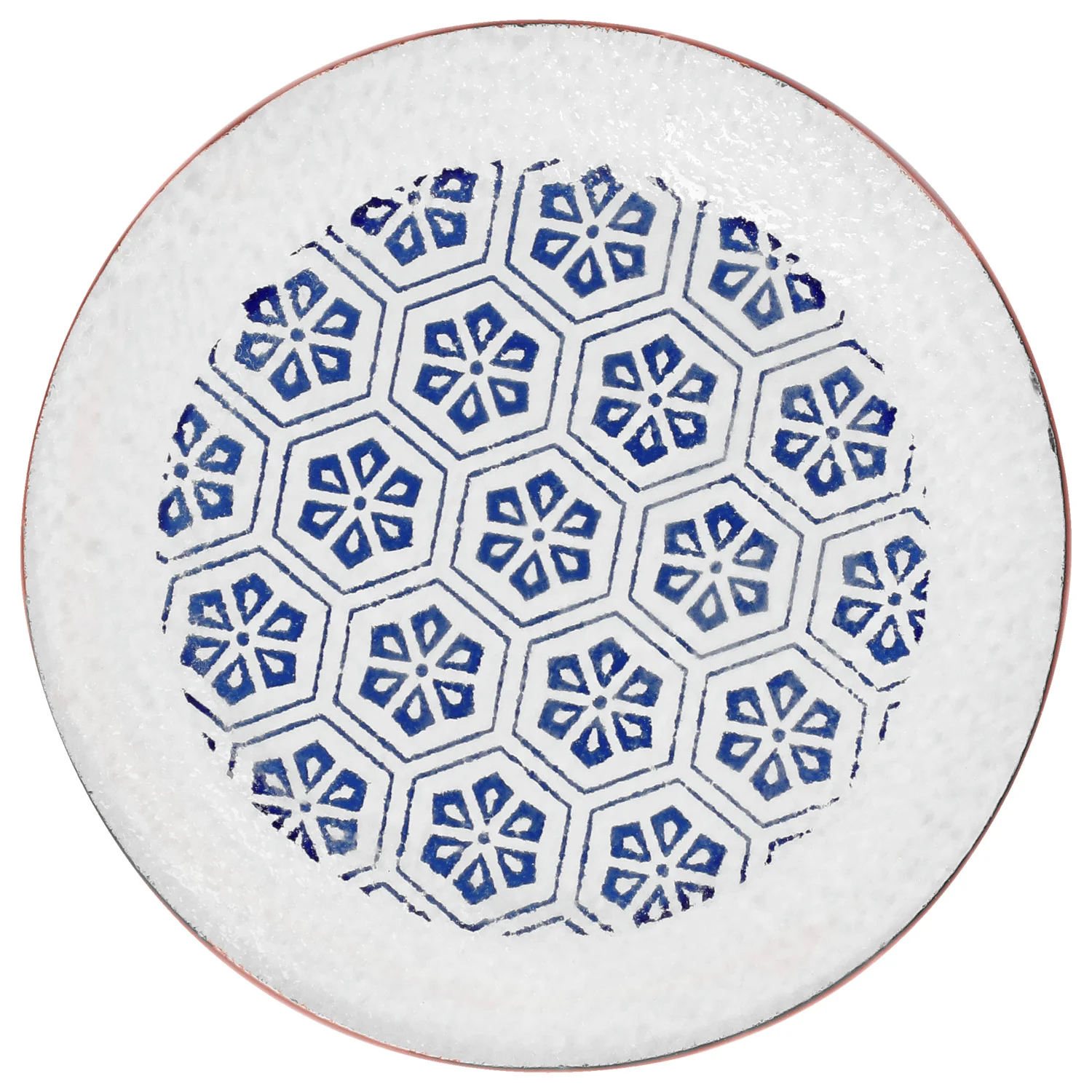 Glass Plate Fantin – Decorative Geometric Frosted Glass Plate