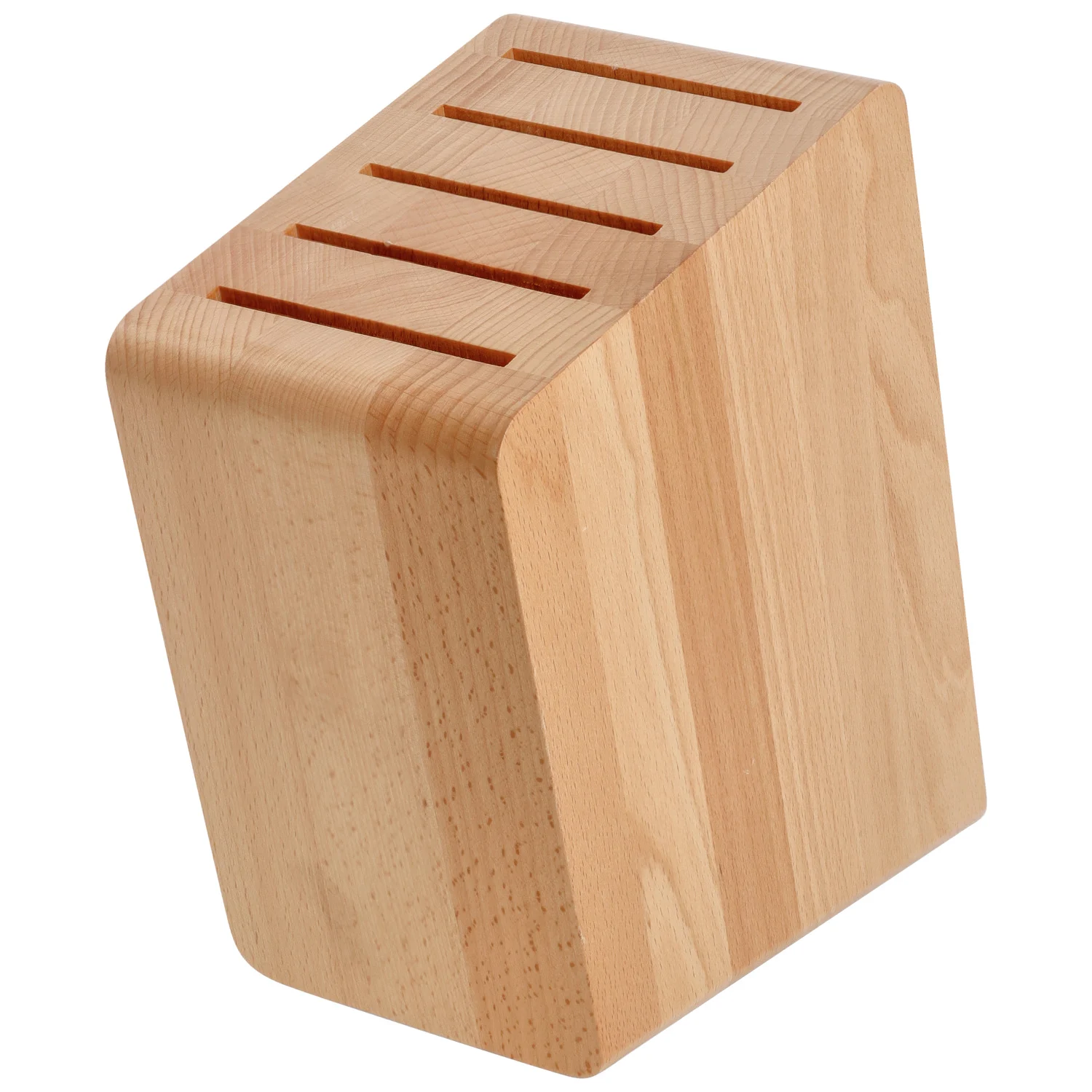Knife block Seta – Minimalist Slanted Wood Storage