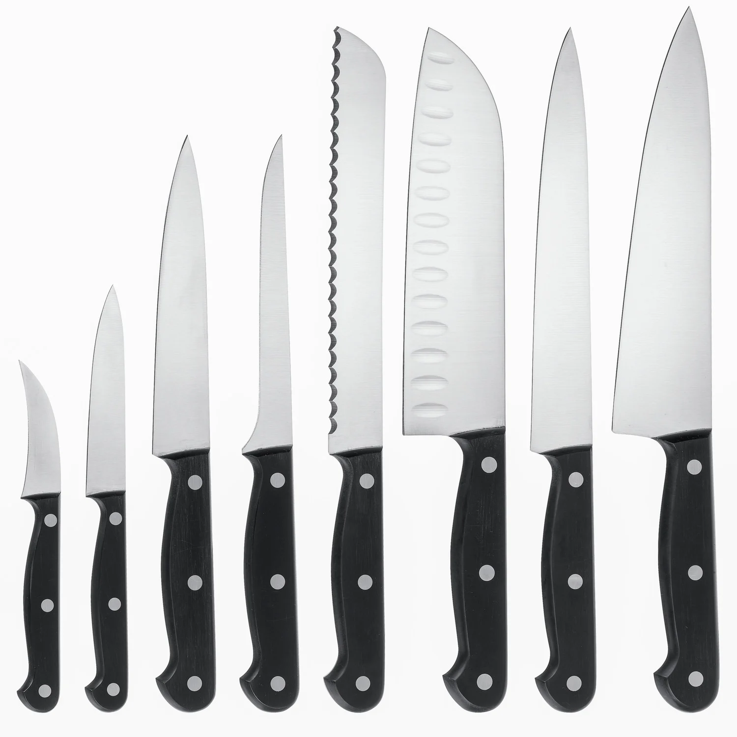 Knife set POM 8-piece – Complete Professional Culinary Collection
