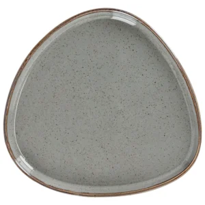 Plate Sidina Organic With Rim – Artisanal Ceramic Dining