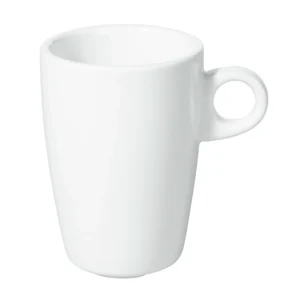 Bistro Porcelain Espresso Cup – Contemporary High-Rim Series