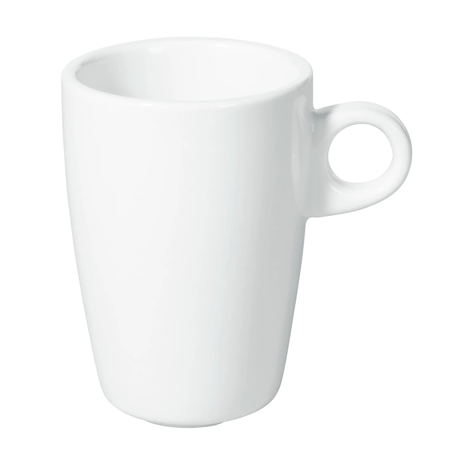 Bistro Porcelain Espresso Cup – Contemporary High-Rim Series